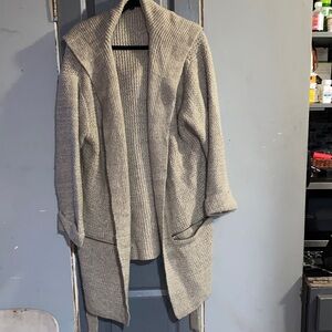 Cozy Gray Knit Cardigan